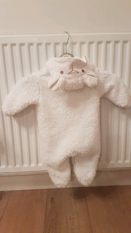fluffy baby grow